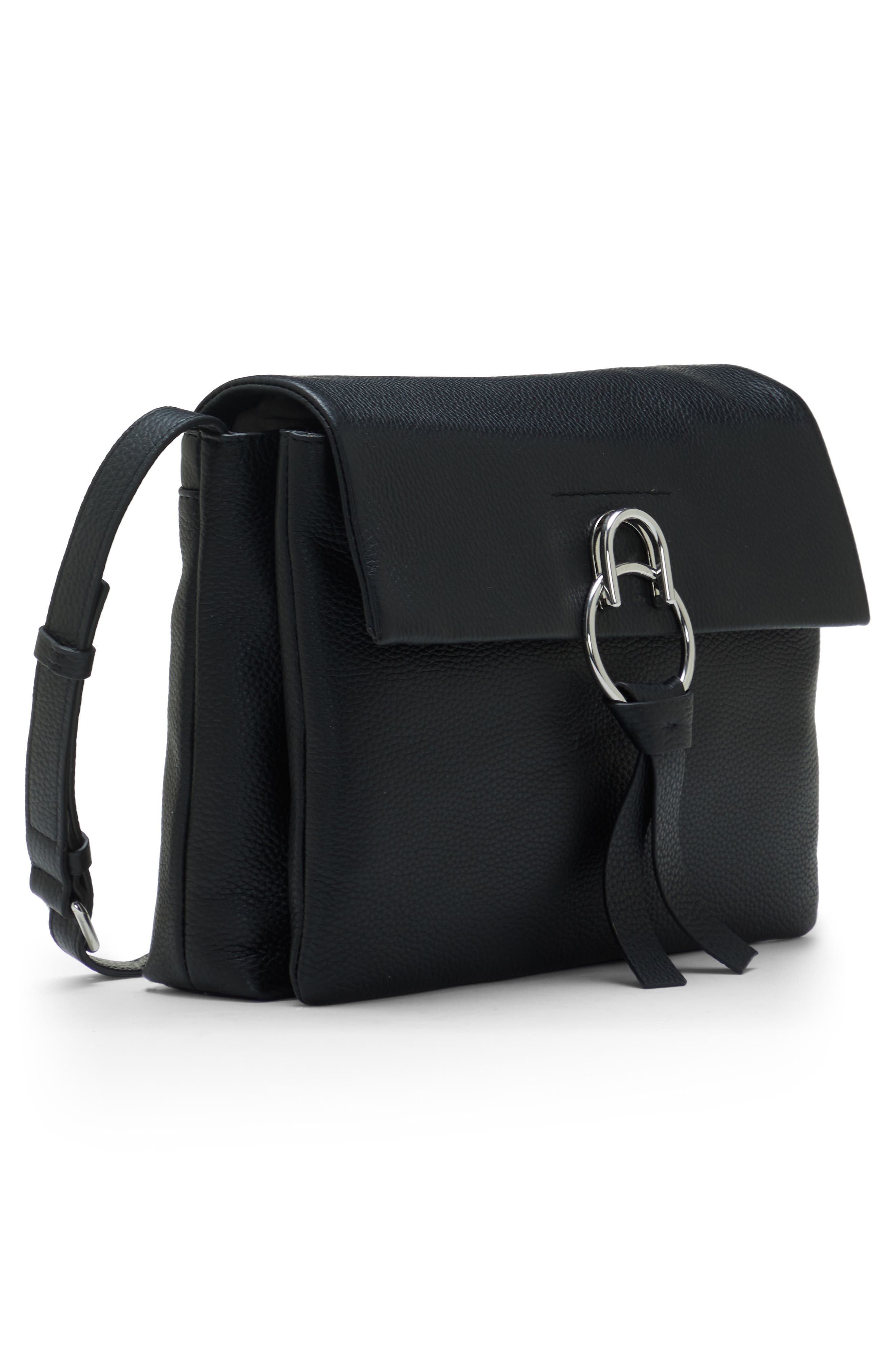 Vince Camuto Plum Leather Shoulder Bag, Alternate, color, 