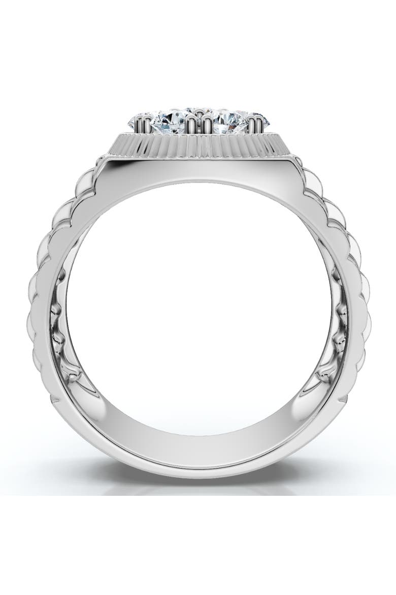 Men's 3/4Ct Diamond Anniversary Wedding Ring 14k Gold Lab Grown, Alternate, color, 14k White Gold