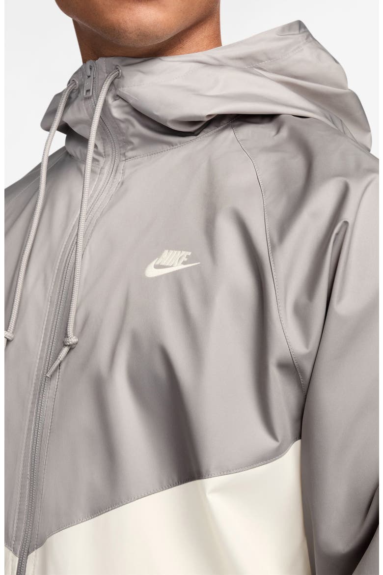 Windrunner Hooded Lined Jacket, Alternate, color, LIGHT IRON ORE/ SAIL