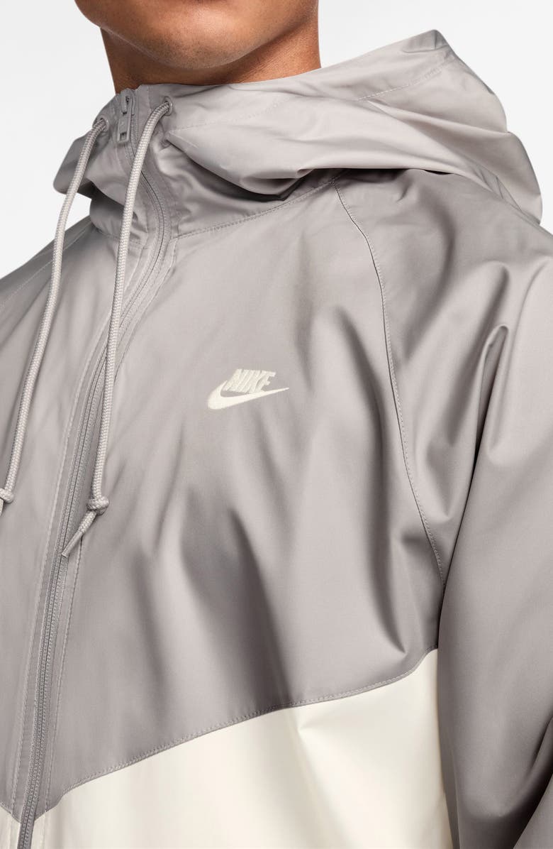 Nike Windrunner Hooded Lined Jacket, Alternate, color, Light Iron Ore/ Sail