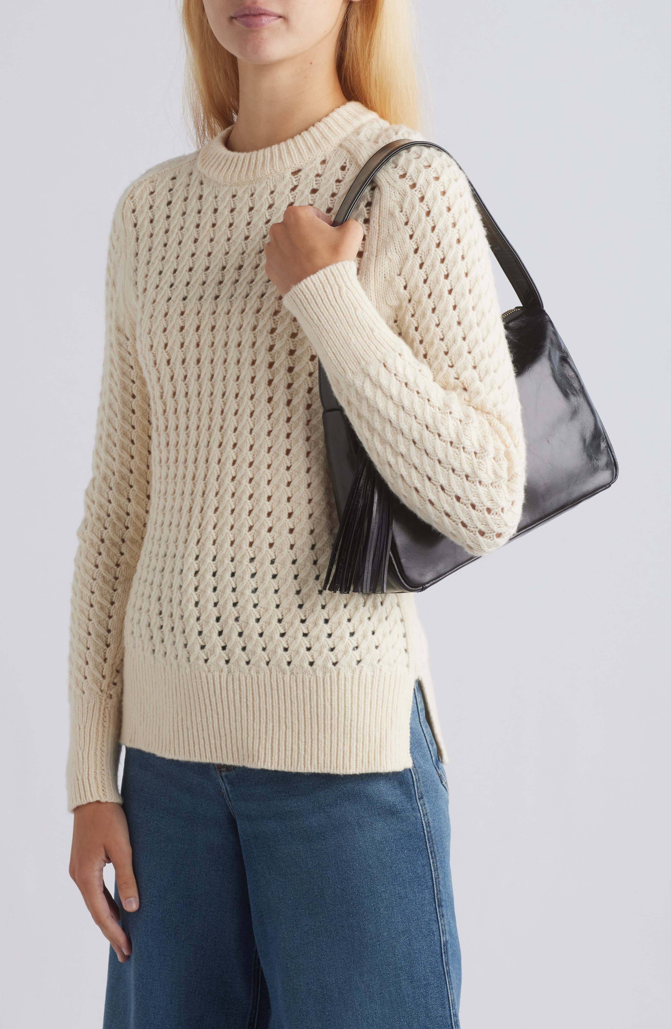 HOBO Kole Shoulder Bag, Alternate, color, Black