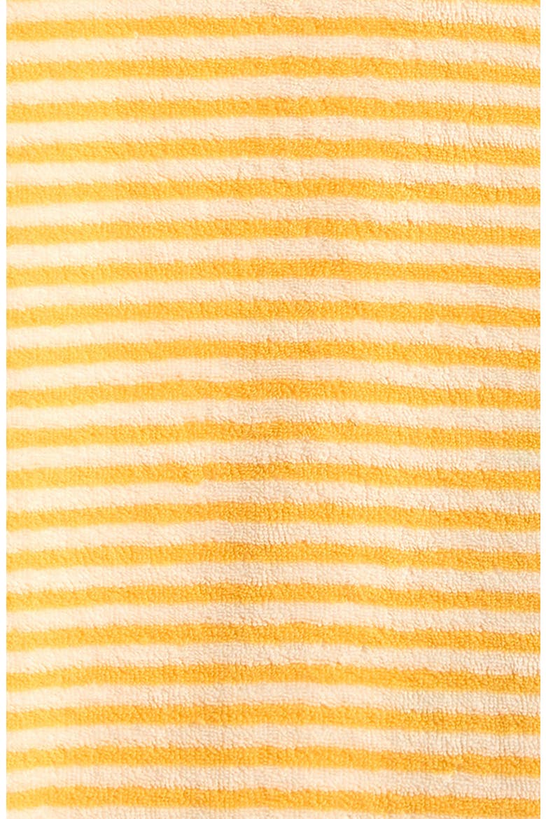 Yellow Stripes Terry Cloth T-Shirt, Alternate, color, YELLOW