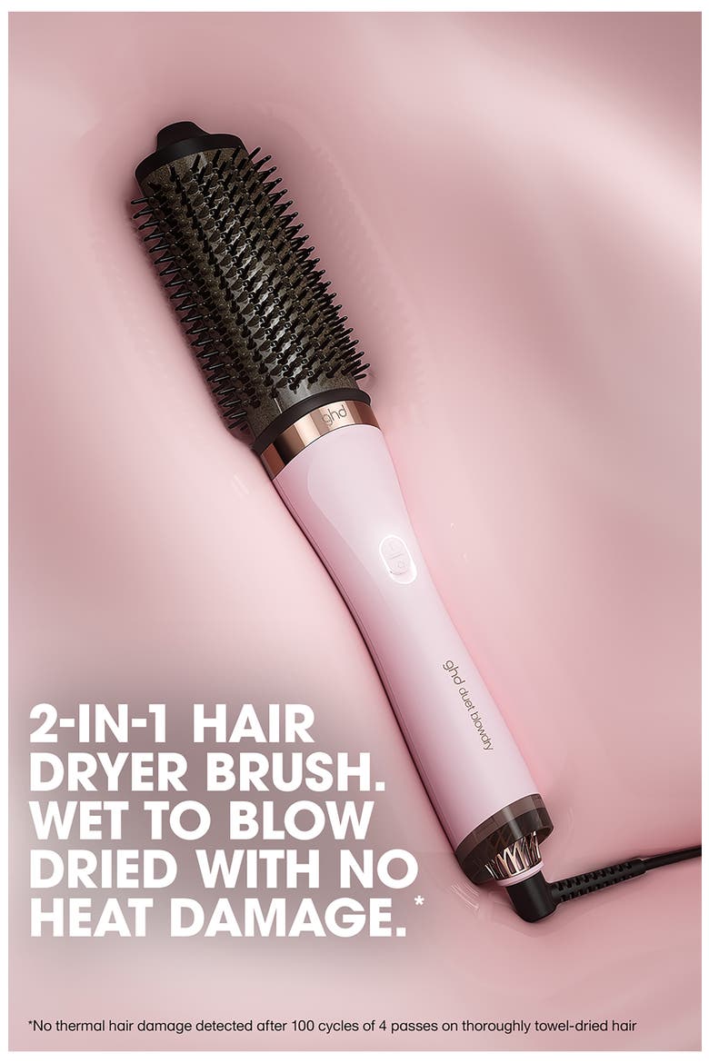 ghd Duet Blowdry 2-in-1 Hair Dryer Brush in Pink Sorbet (Limited