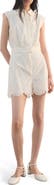 MANGO Embroidered Cutwork Sleeveless Romper