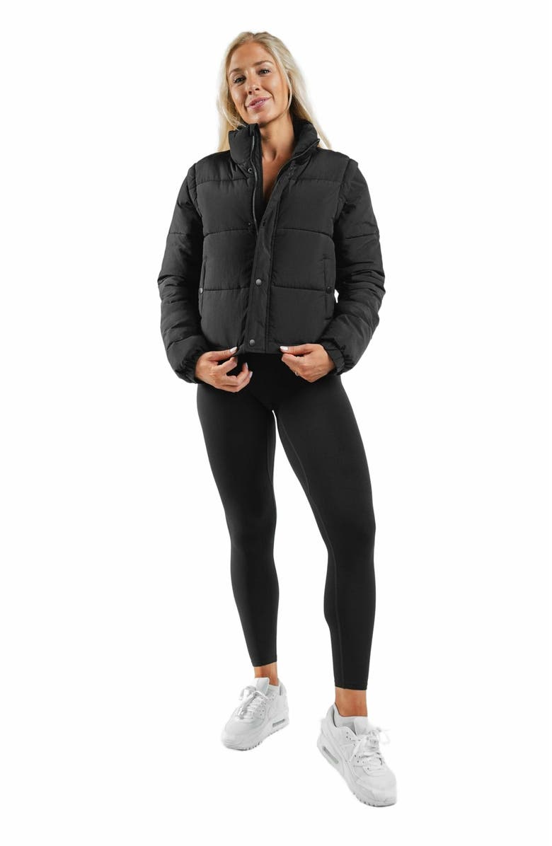 Vitality Convertible Puffer, Alternate, color, Midnight