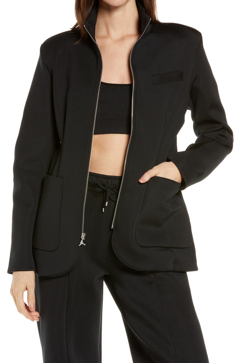New Classics Capsule Suit Jacket, Main, color, BLACK/ BLACK