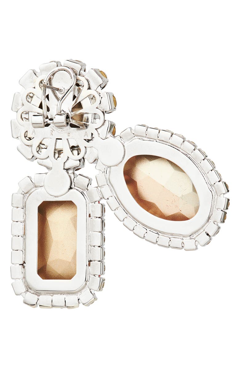 Area Triple Station Crystal Statement Earrings, Alternate, color, 