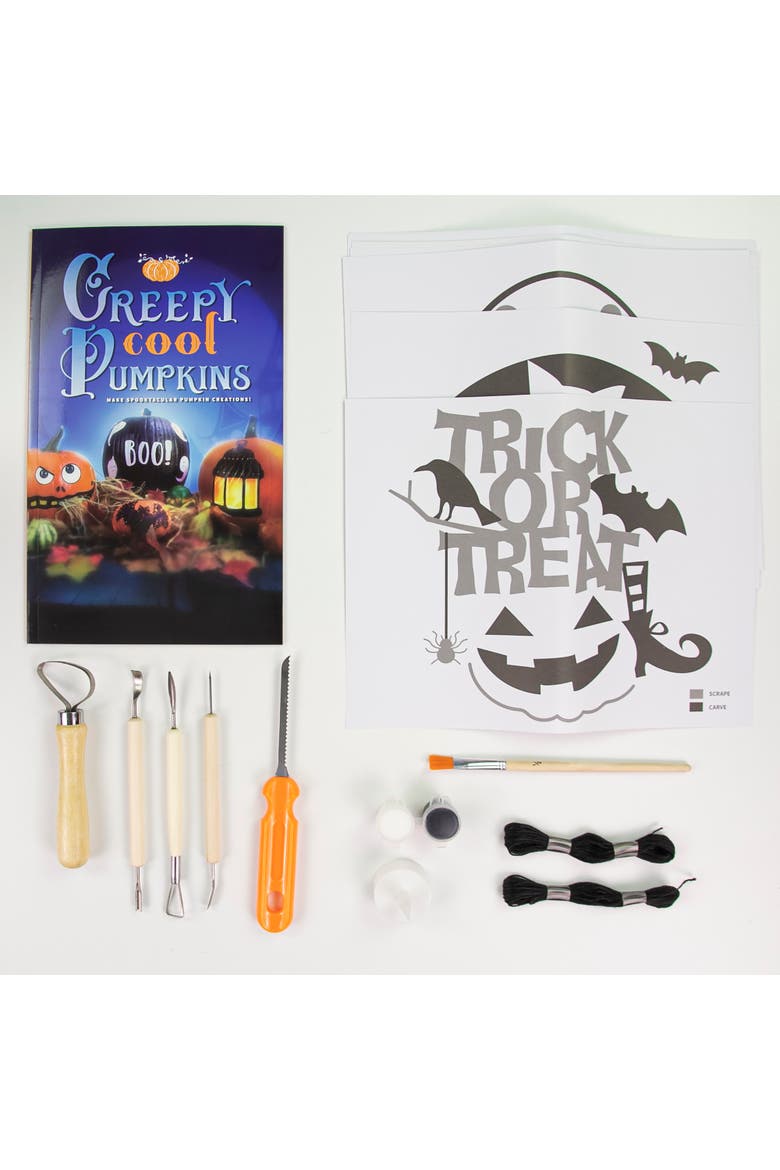 Creepy Cool Pumpkins Kit, Alternate, color, Multicolored