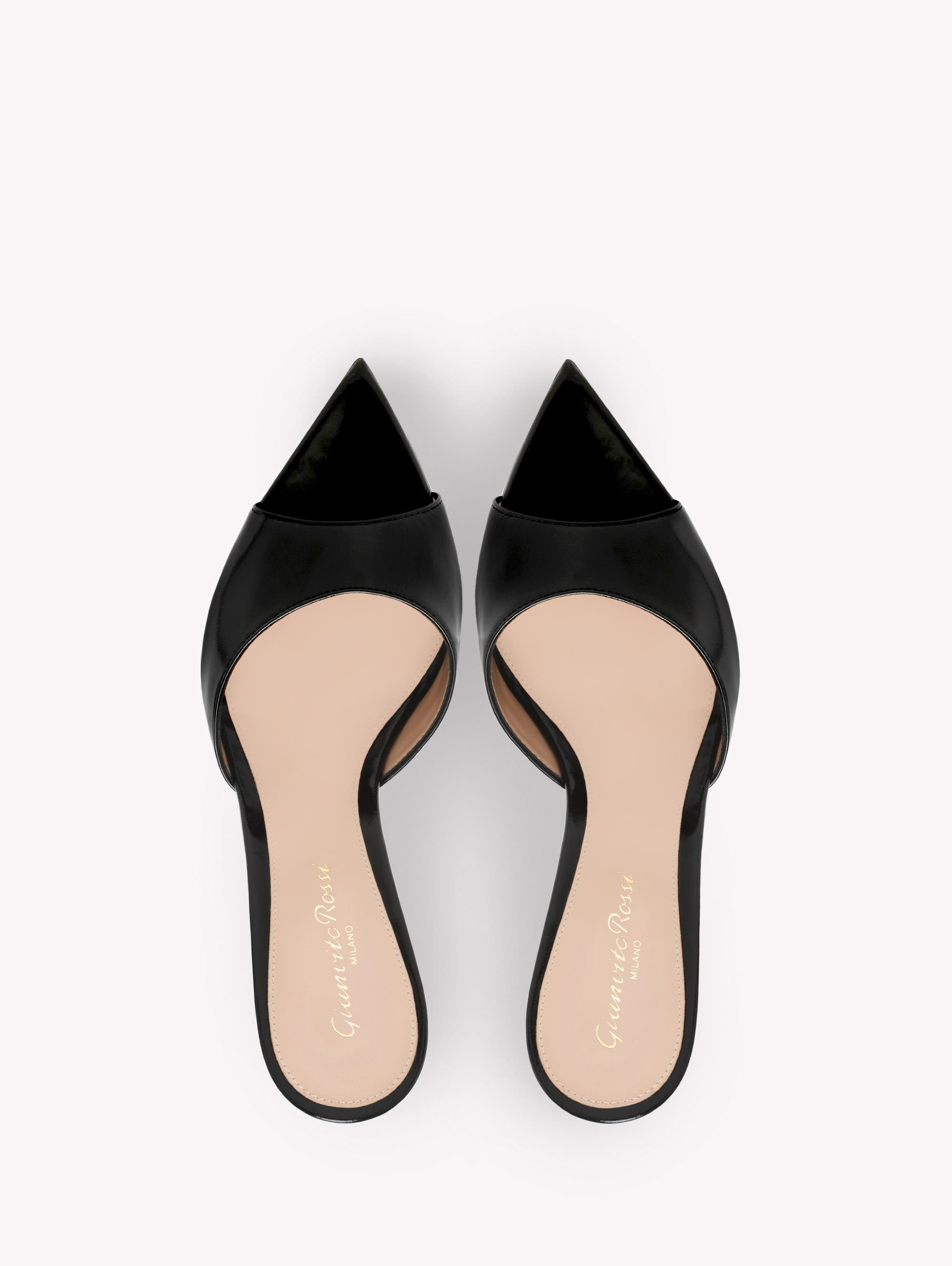 Gianvito Rossi Elle 85 Mules, Alternate, color, Black  Nappa