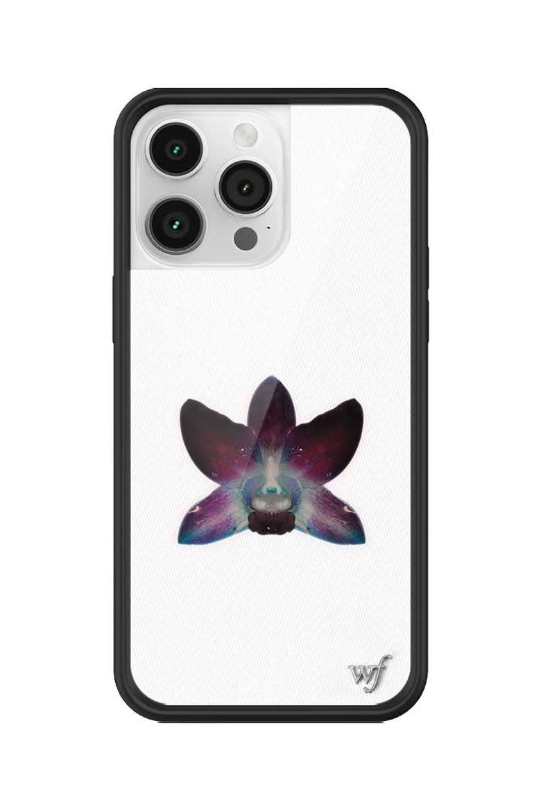 Orchid | White iPhone Case, Alternate, color, White