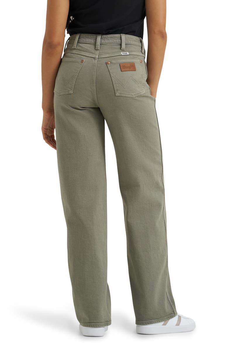 High Waist Loose Straight Leg Jeans, Alternate, color, SHADOW