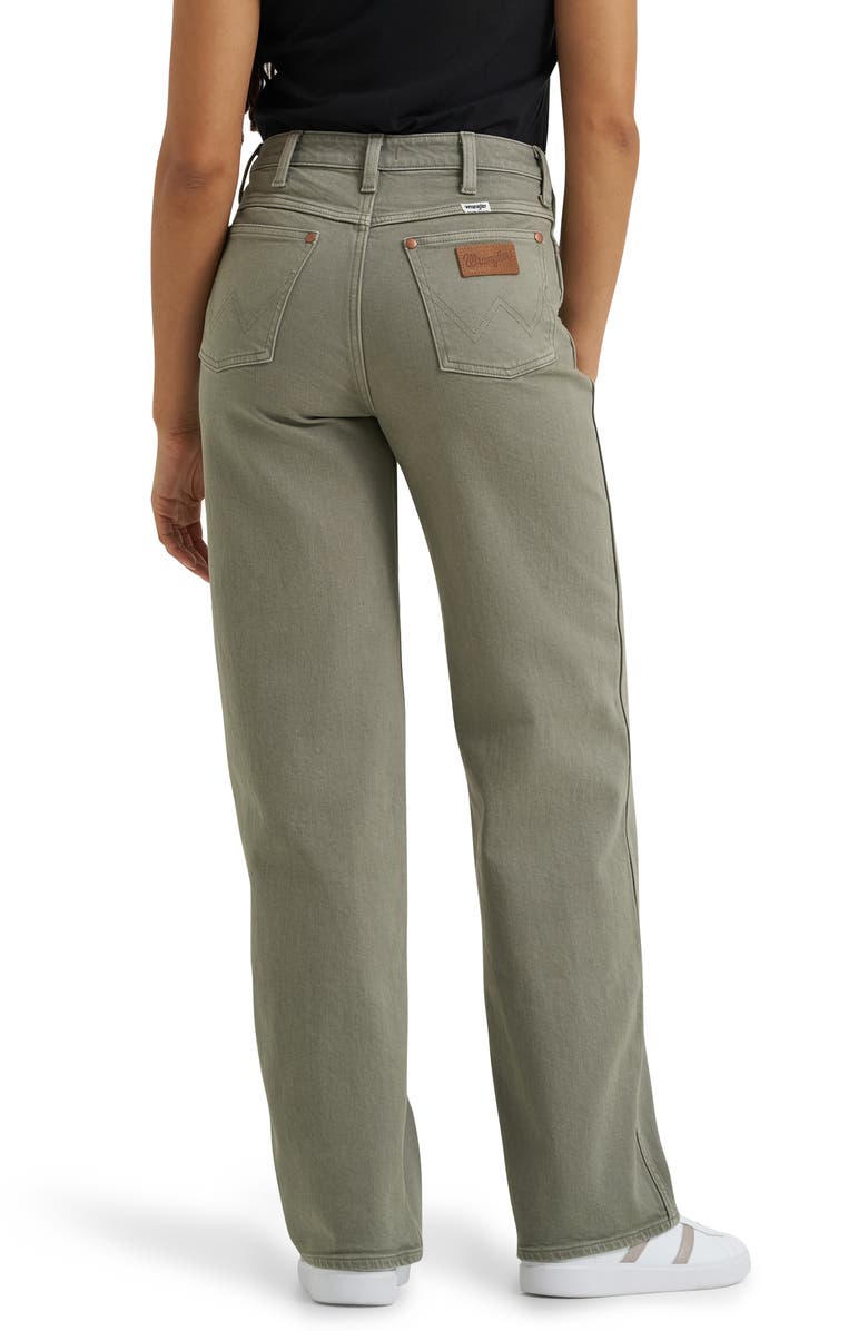 Wrangler High Waist Loose Straight Leg Jeans, Alternate, color, Shadow
