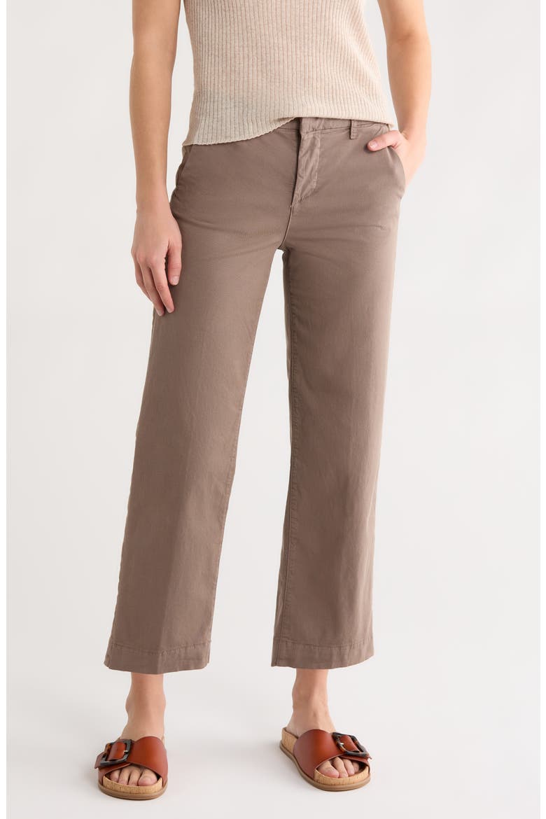 Westport The Italian Ankle Wide Leg Pants, Main, color, PECAN