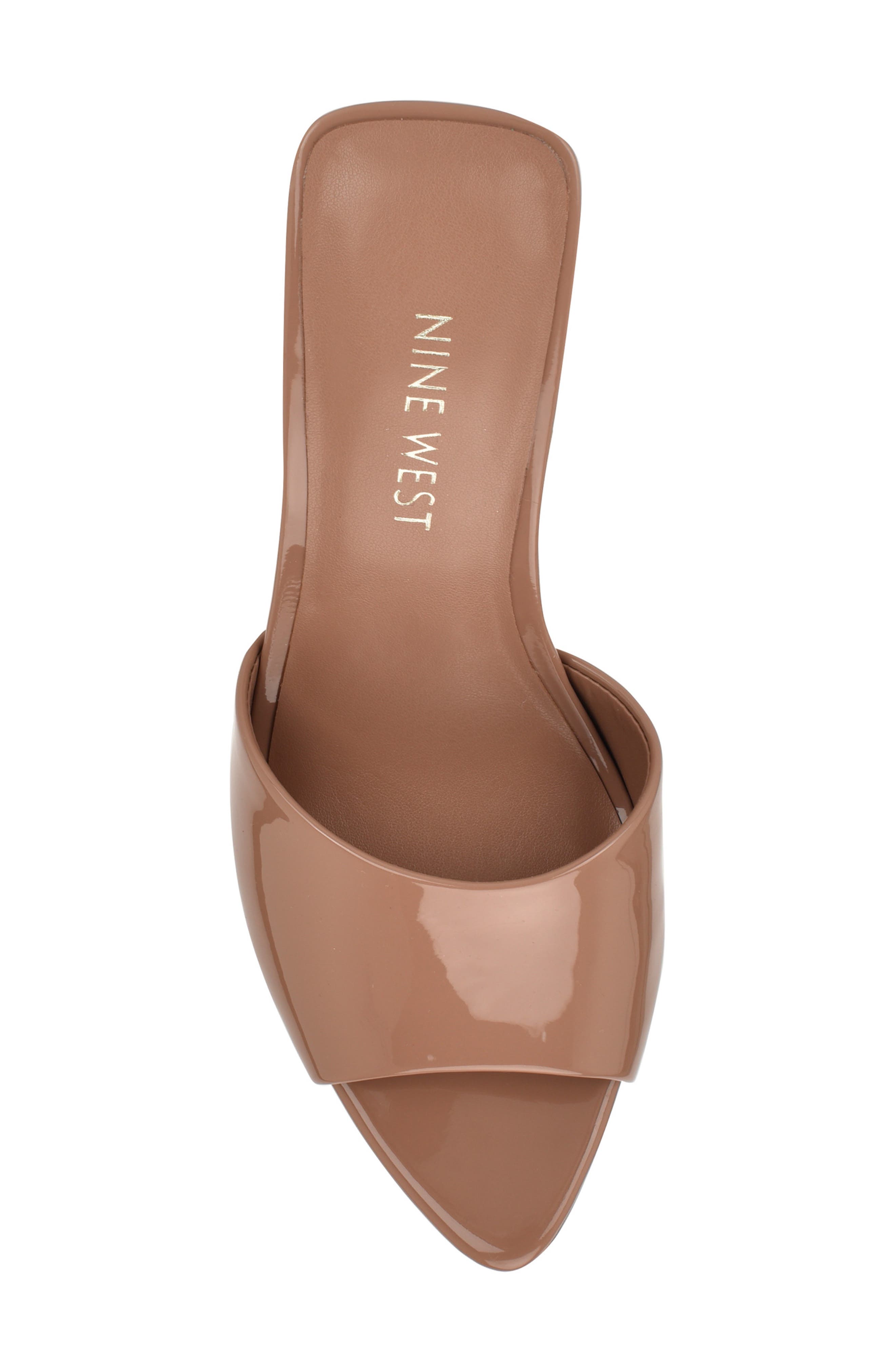 Nine West Huntris Slide Sandal, Alternate, color, Clay