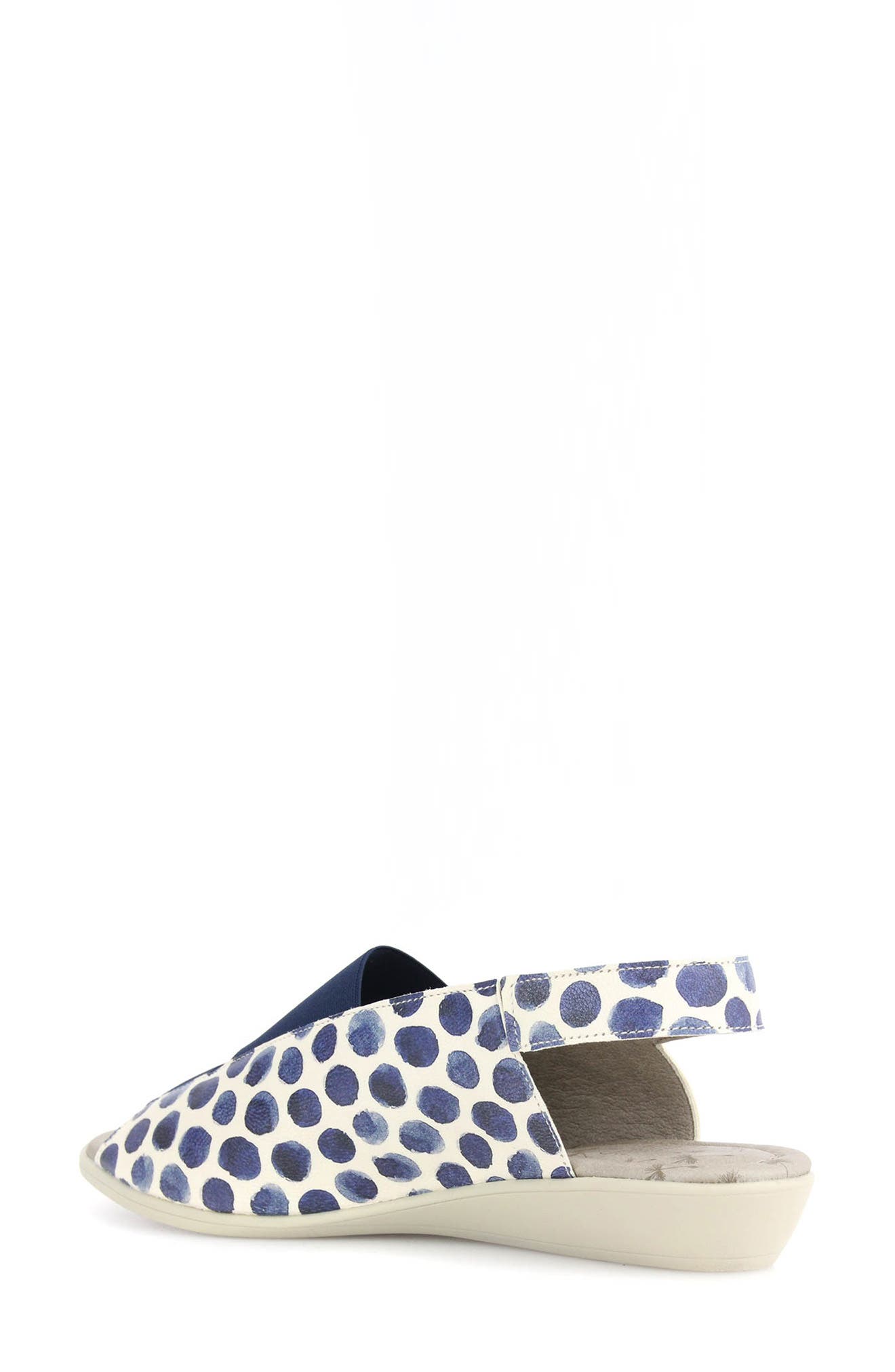 Colette Sandal, Alternate, color, TUPAI BLUE LEATHER