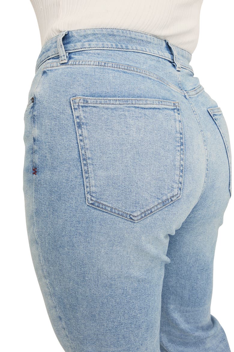 ASE High Waist Straight Leg Jeans, Alternate, color, OUTTA SIGHT