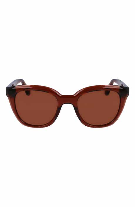 Classic Logo Tea Cup 52mm Round Sunglasses