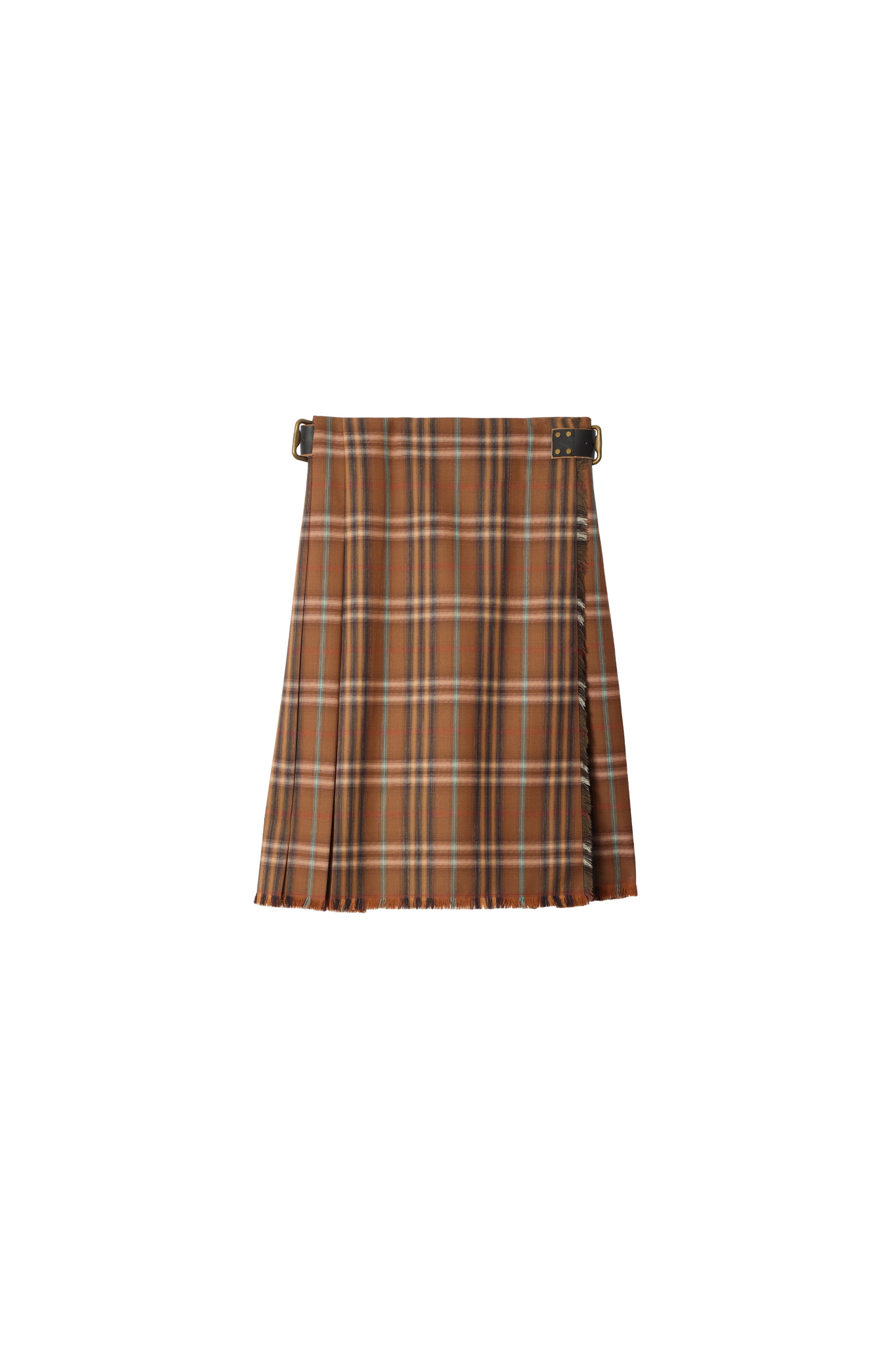 Check Wool Kilt - image 2