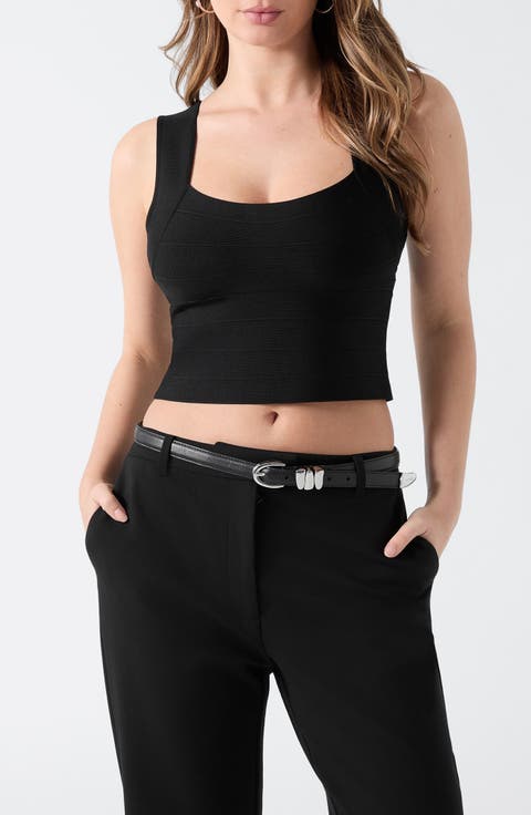 Karmen Mirage Sleeveless Crop Top