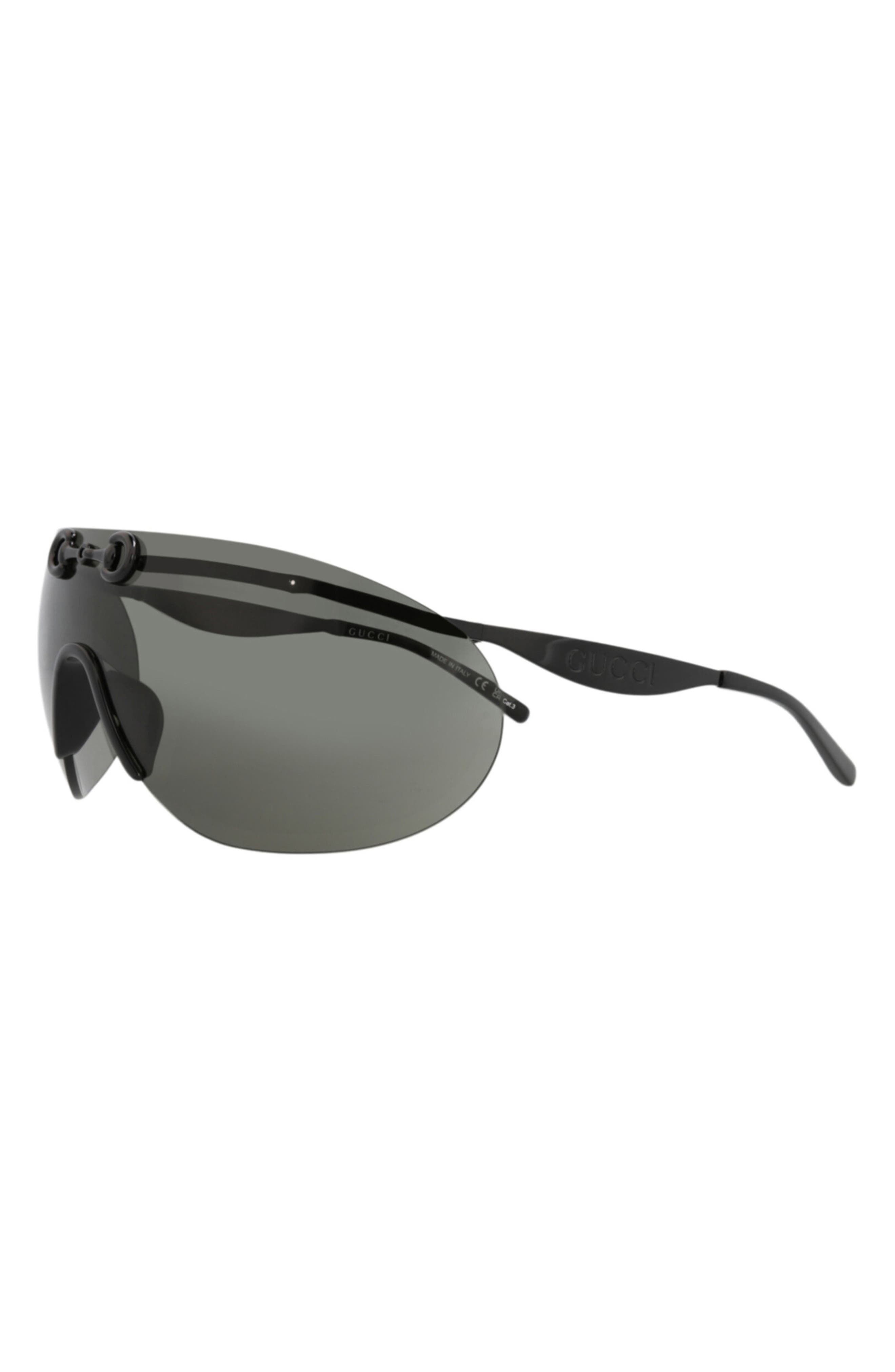 Gucci 99mm Oversize Shield Sunglasses (Men) | Nordstromrack