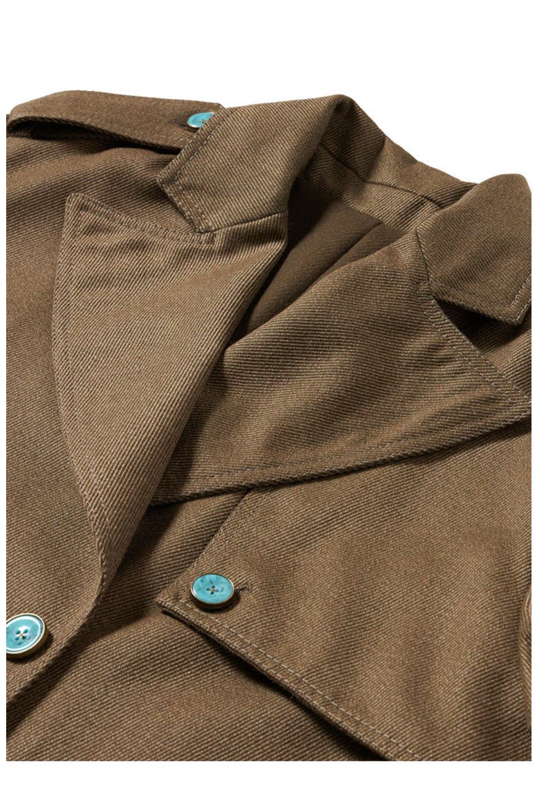 Military Olive Trench Coat, Alternate, color, Olive Green