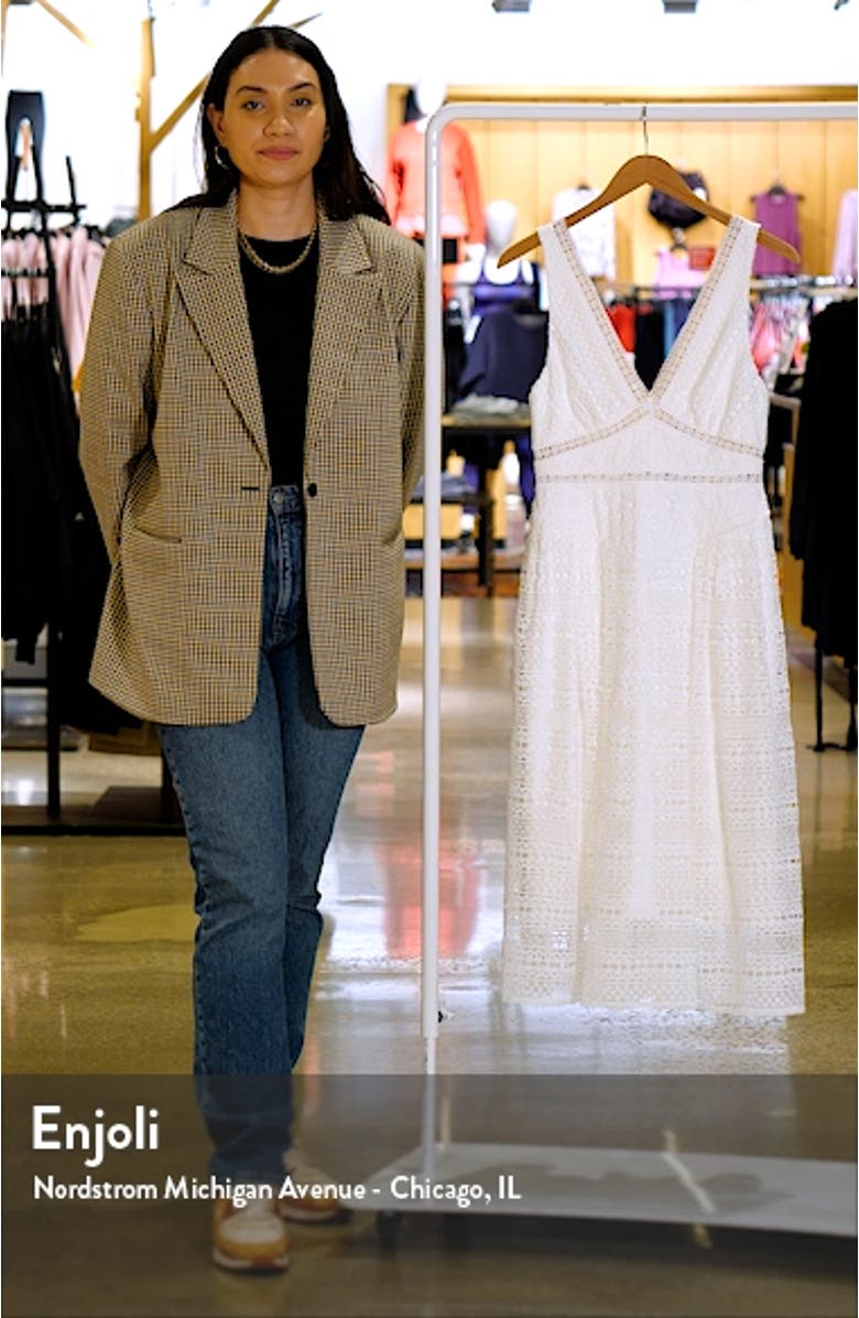 Sleeveless Lace Midi Dress, sales video thumbnail