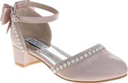 BADGLEY MISCHKA Low Heeled Dress Shoes Girls' Elegant Stylish Formal Wear