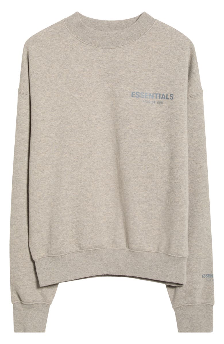 Fear of God Essentials Classic Fit Fleece Crewneck Sweatshirt, Main, color, 