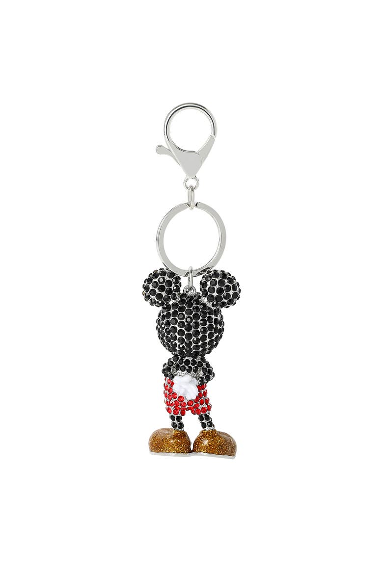 Mickey Mouse Pavé Crystal Bag Charm Keychain, Officially Licensed, Alternate, color, Multi