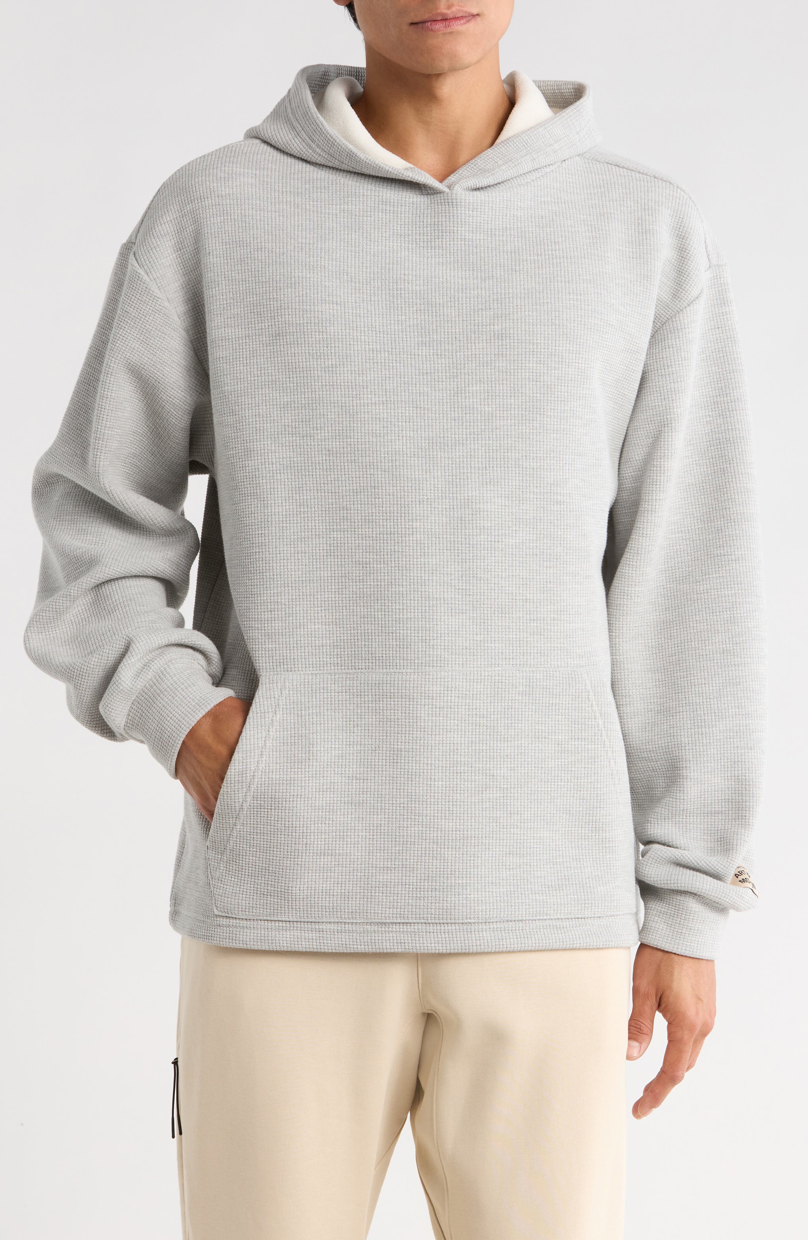 FLEECE FACTORY Fleece Lined Waffle Hoodie