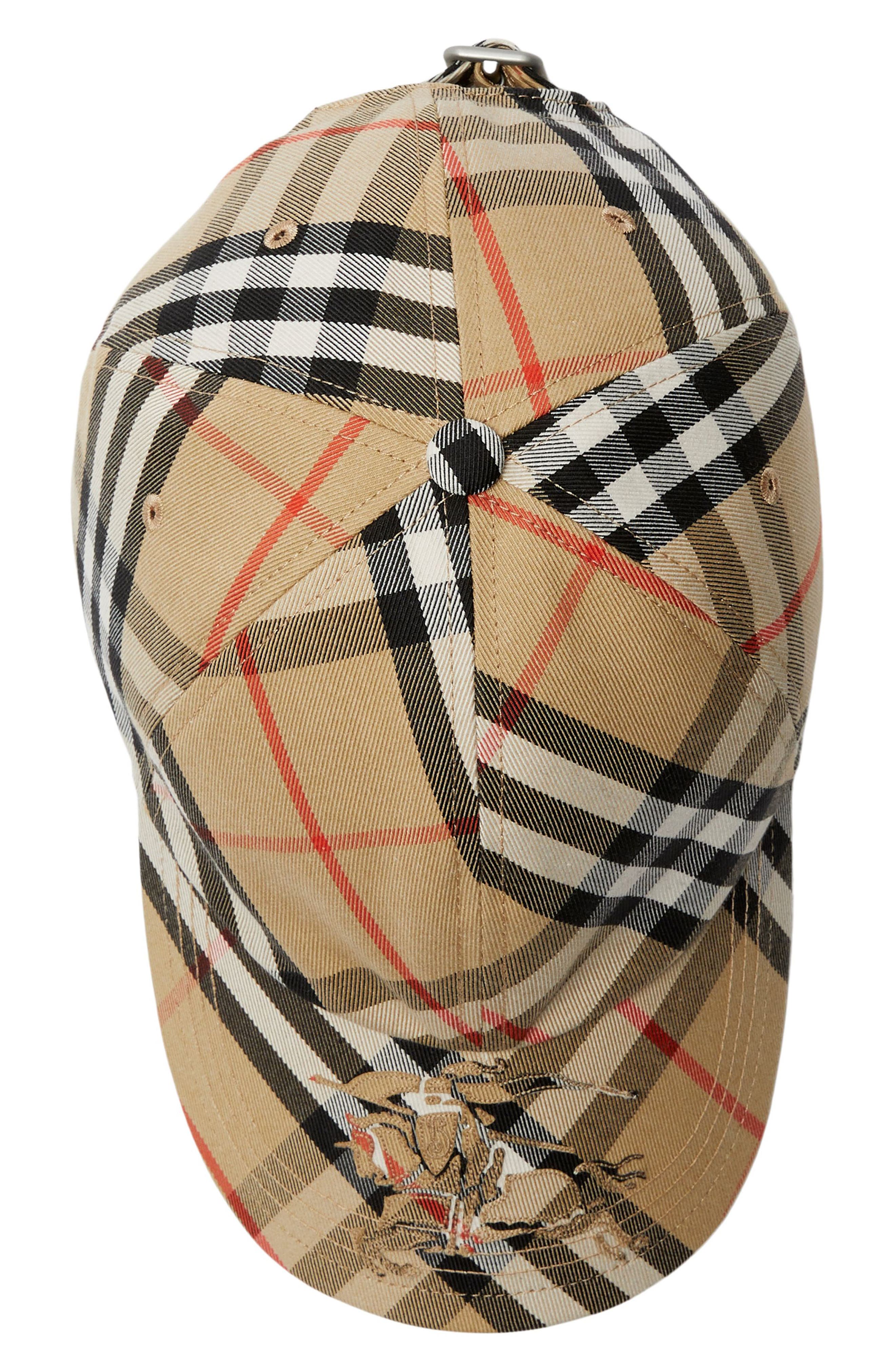 Burberry EKD Check Baseball Cap (Women) | Nordstrom