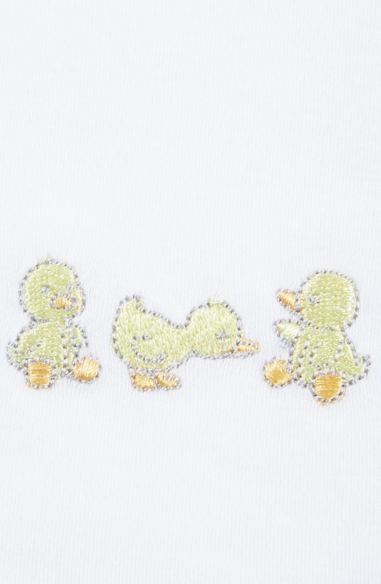 Little Me Sweet Duck Cotton Blanket, Alternate, color, White