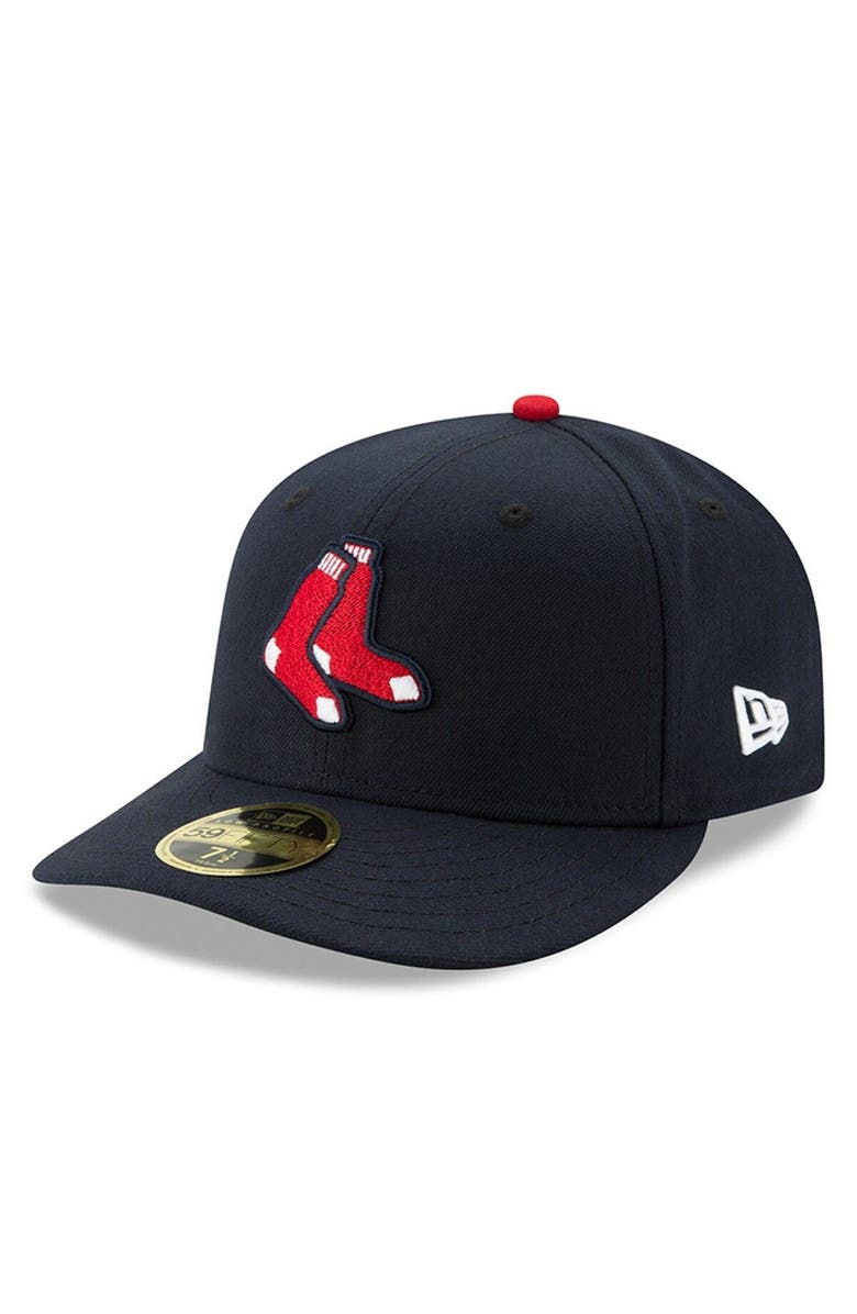 New Era Men's New Era Navy Boston Red Sox Alternate Authentic Collection On-Field Low Profile 59FIFTY Fitted Hat, Alternate, color,