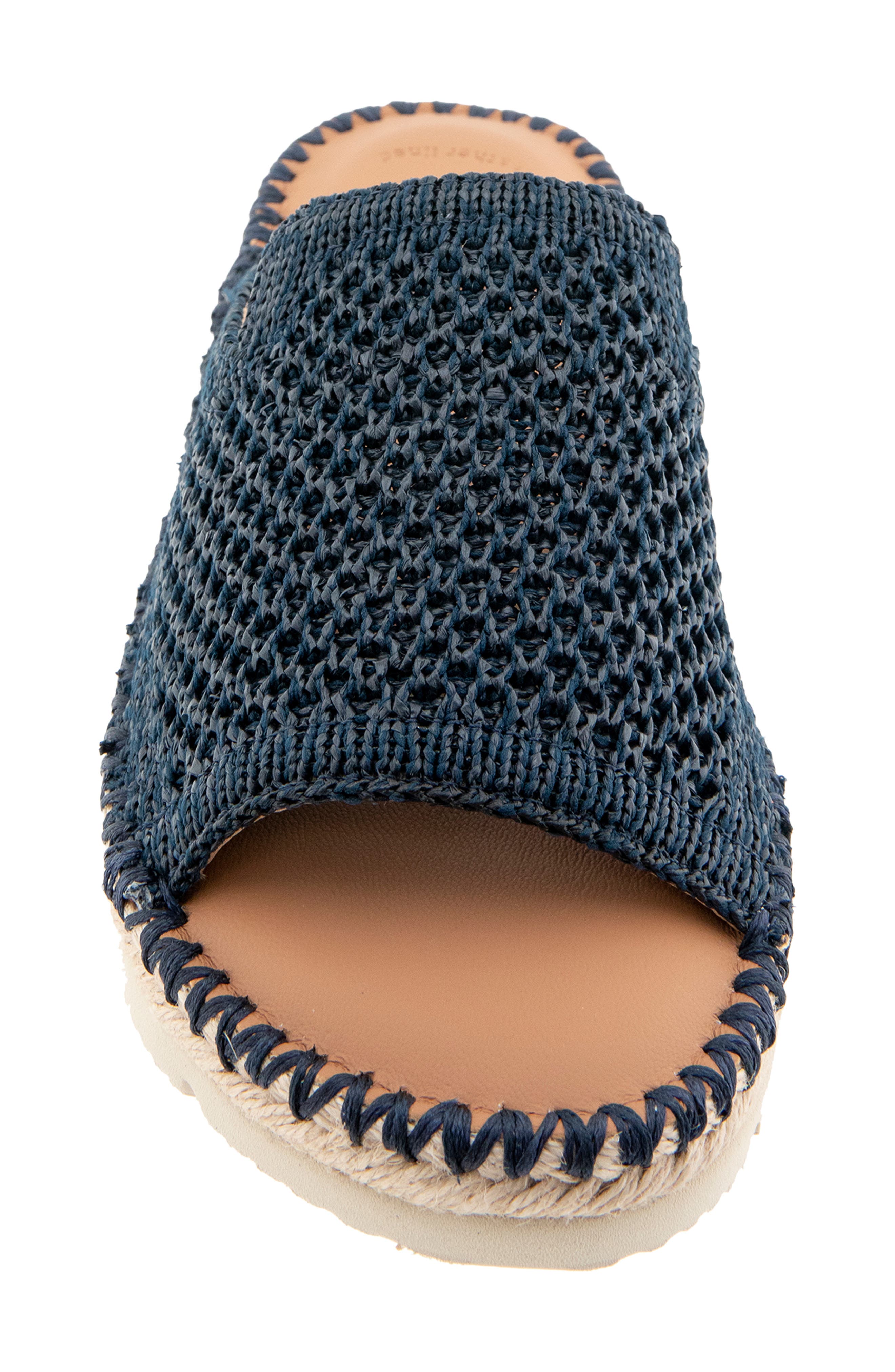 Leilani Slide Sandal, Alternate, color, NAVY KNIT