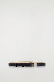 COS Elongated-buckle Leather Belt