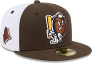 New Era Men's New Era Brown Portland Sea Dogs Theme Nights 59FIFTY Fitted Hat