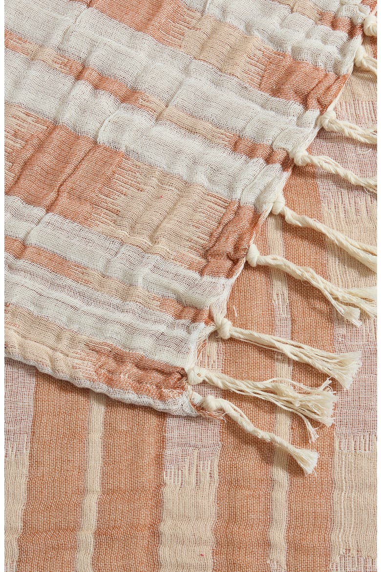 Amagansett Throw Blanket, Alternate, color, TERRACOTA