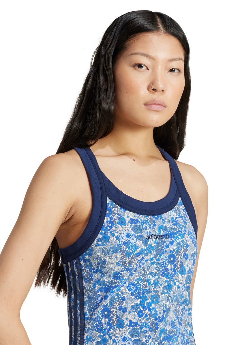 adidas Originals x Liberty London Racerback Maxi Dress, Alternate, color, 