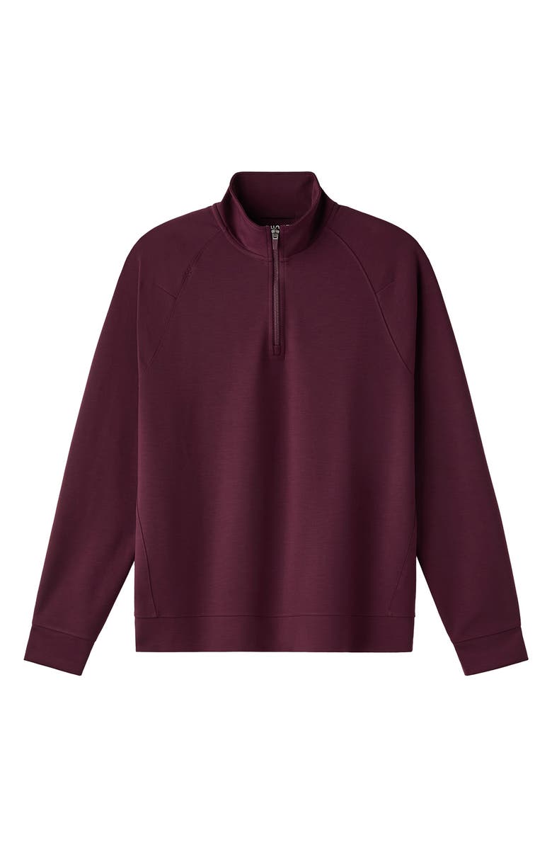 Rhone Dreamstate Quarter Zip Pullover, Alternate, color, Bordeaux Red