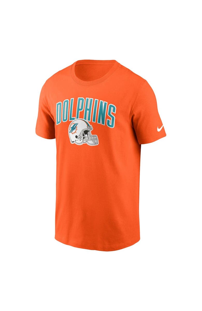 Nike Men's Nike Orange Miami Dolphins Team Athletic T-Shirt, Alternate, color,