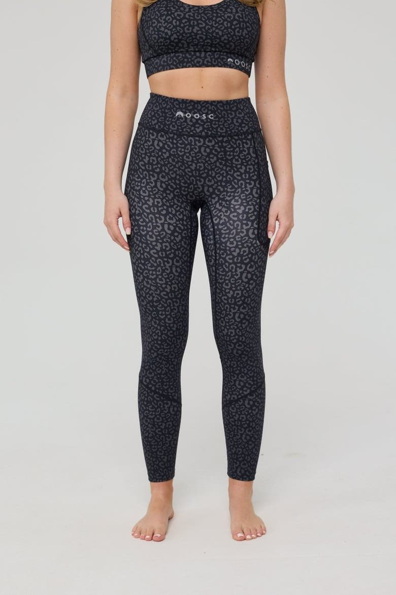 Infinite High Waisted Leggings - Black Leopard, Main, color, Black Leopard