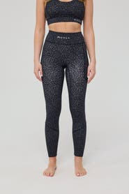 OOSC Infinite High Waisted Leggings - Black Leopard