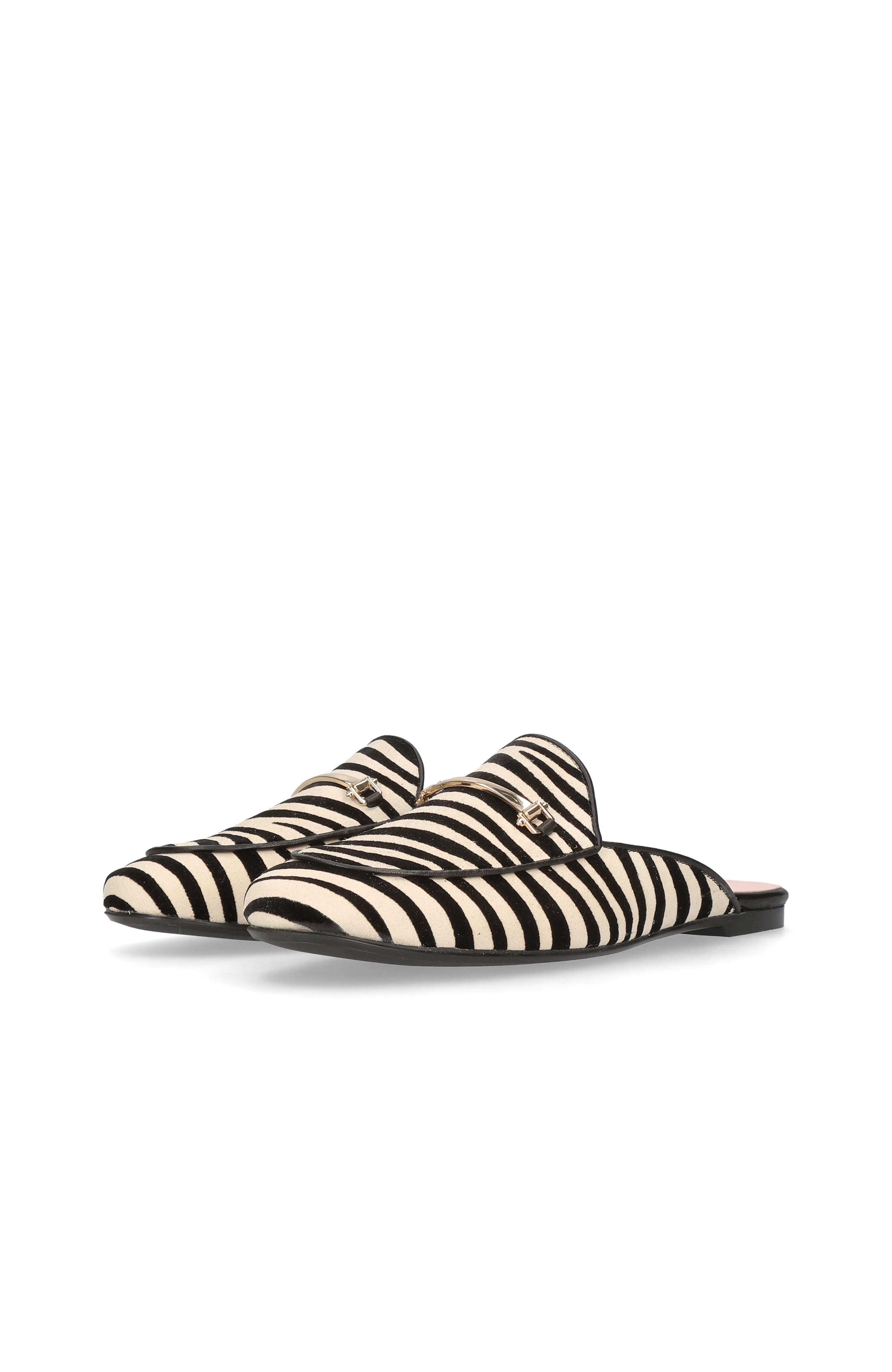 Pretty Ballerinas Round Toe Animal Print Loafer Slide, Alternate, color, Beige