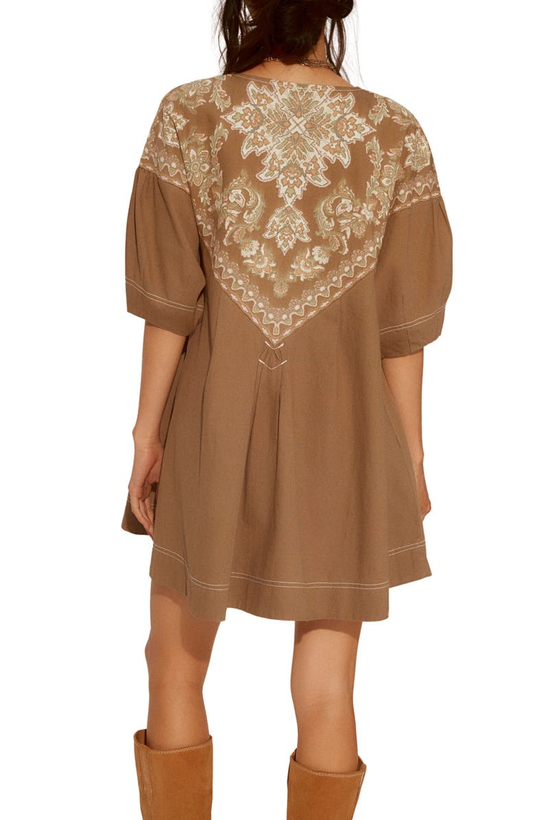 Free People Orson Shift Minidress, Alternate, color, Army Combo