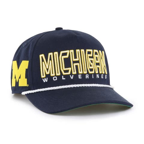 Youth '47 Navy Michigan Wolverines Byline Hitch Adjustable Hat