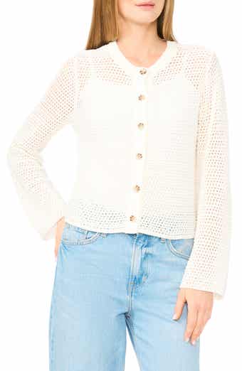 Vince Camuto Open Weave Cardigan