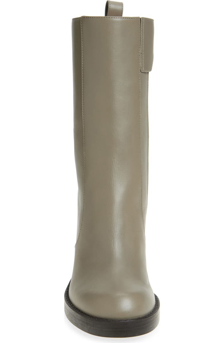 Tod's Tube Block Heel Bootie, Alternate, color, Tortora Scuro