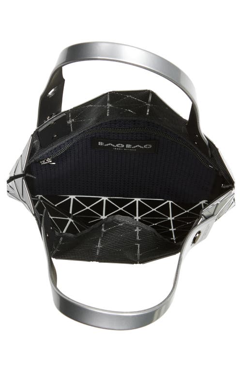 Bao Bao Issey Miyake Lucent Geometric-pattern Shoulder Bag In Silver