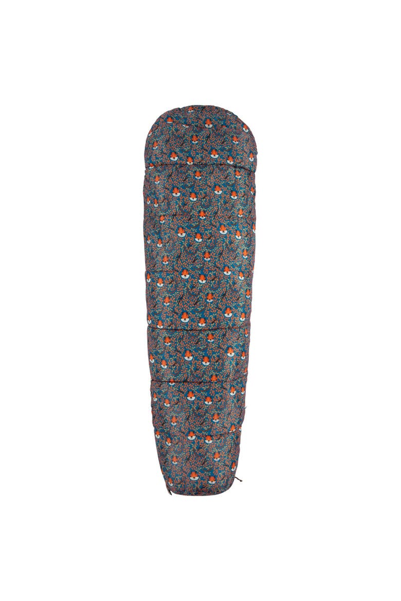 Childrens/kids Bunka Lightweight Mummy Sleeping Bag, Main, color, Teal