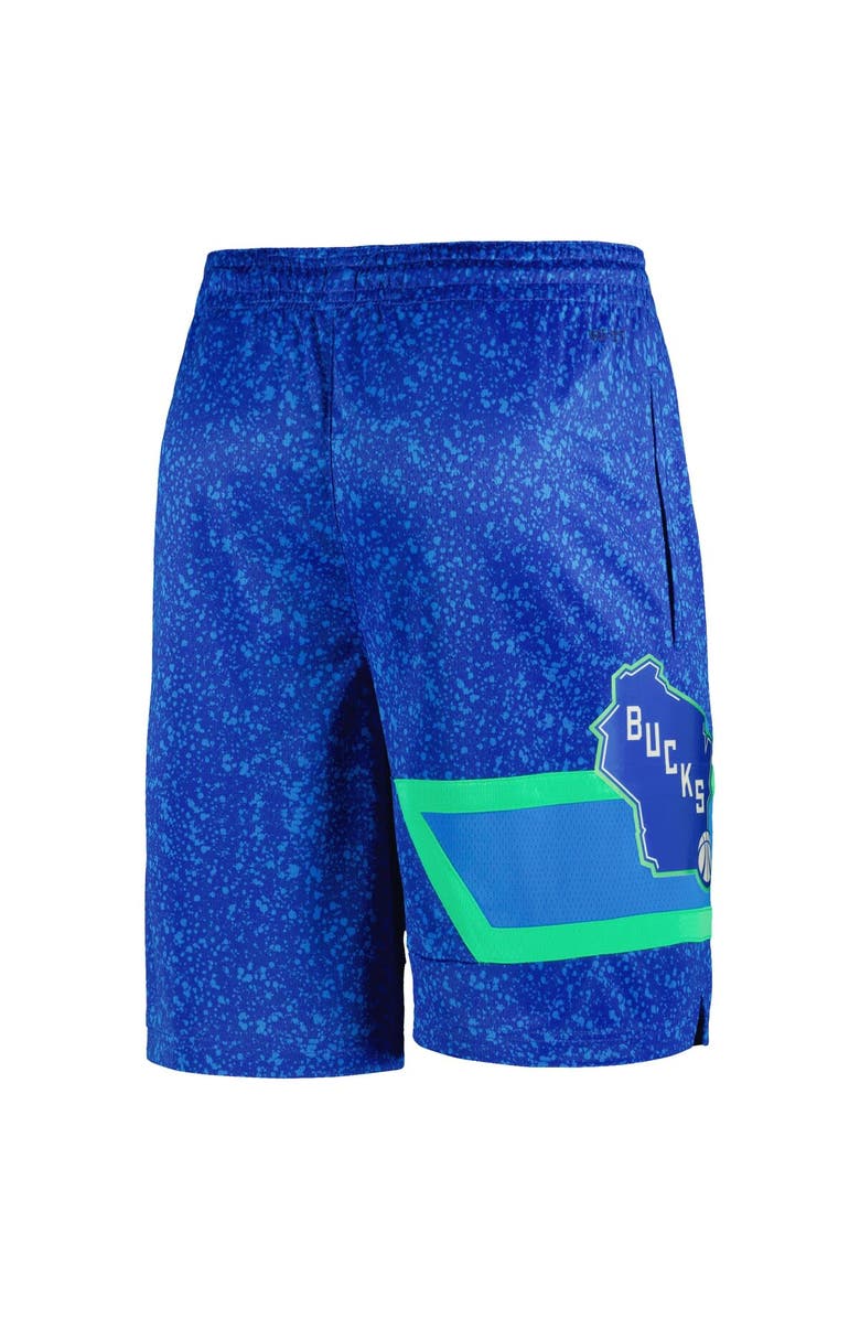 Nike Men's Nike  Royal Milwaukee Bucks 2023/24 City Edition Swingman Shorts, Alternate, color, 